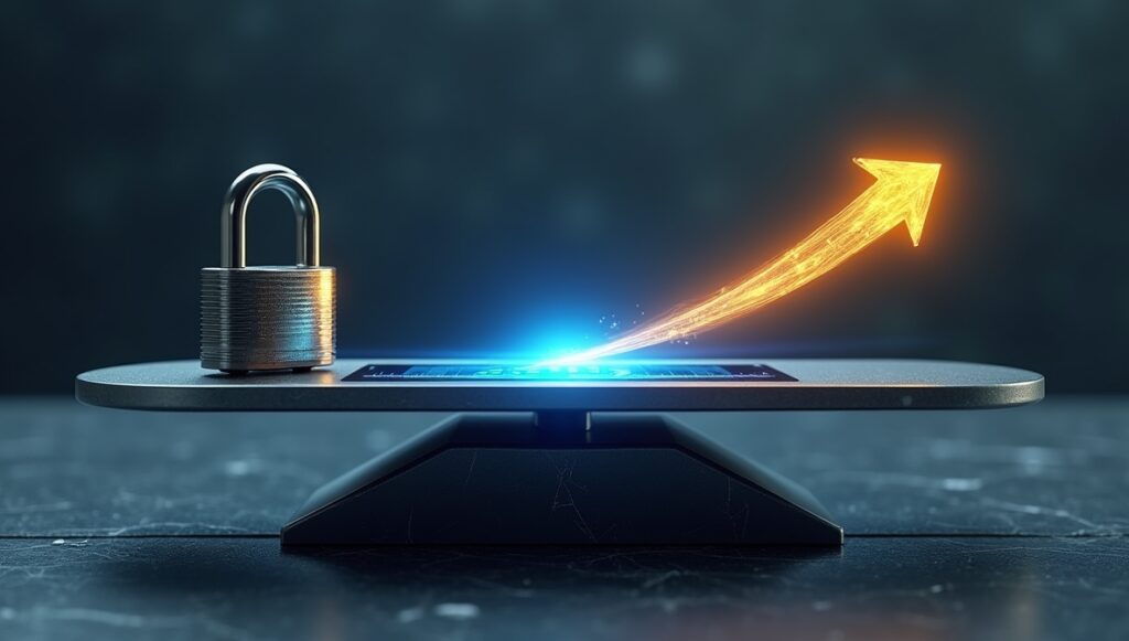 Scale balancing security and efficiency in cryptography