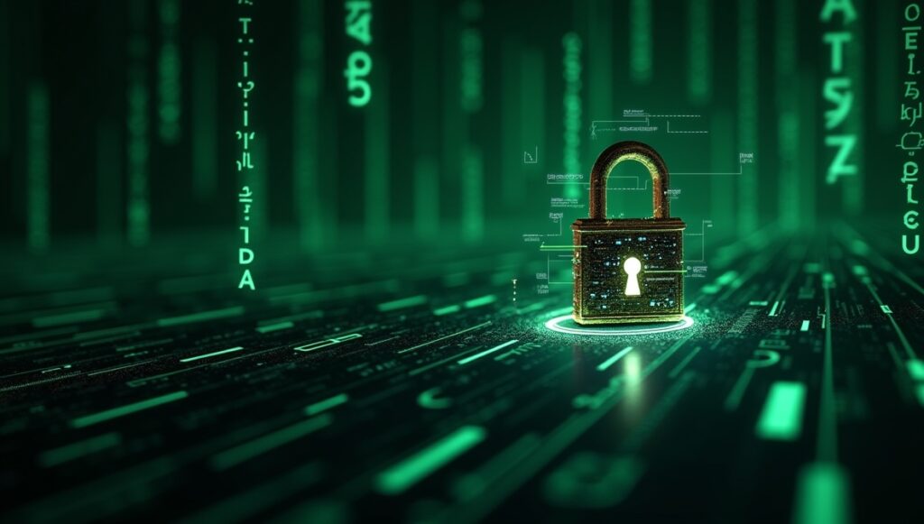 Math equations representing lattice-based cryptography