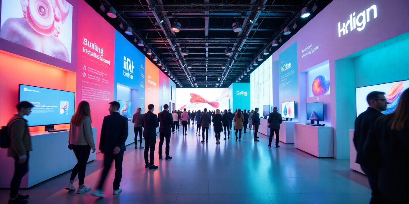 Main exhibition hall at IFA Berlin 2025 showcasing AI-powered gadgets
