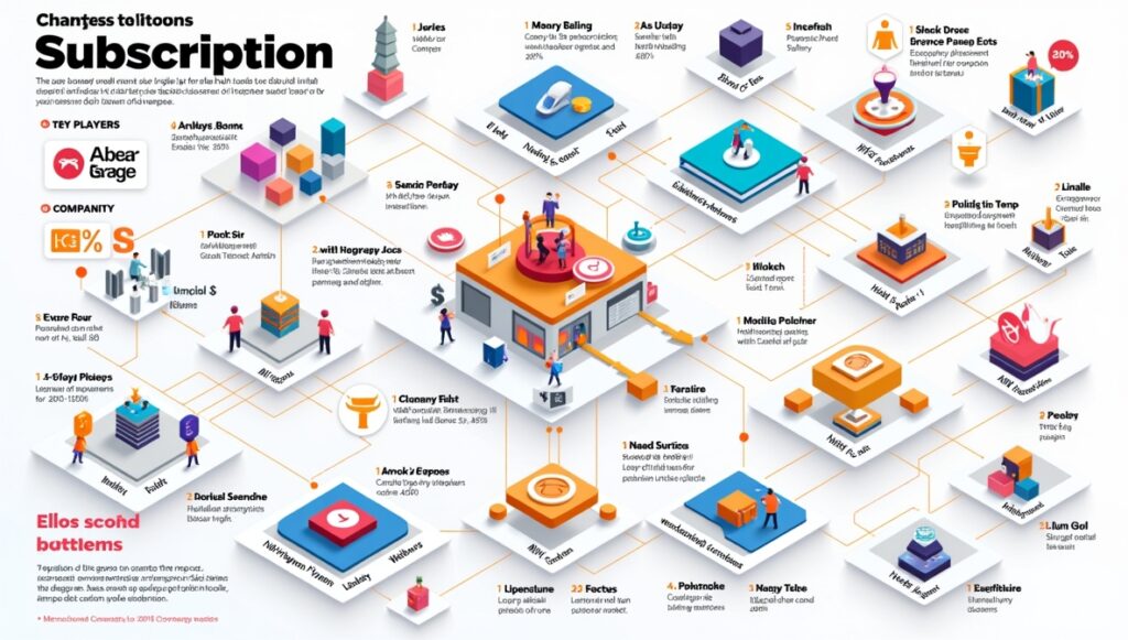Innovative startup business models like subscription and marketplace platforms