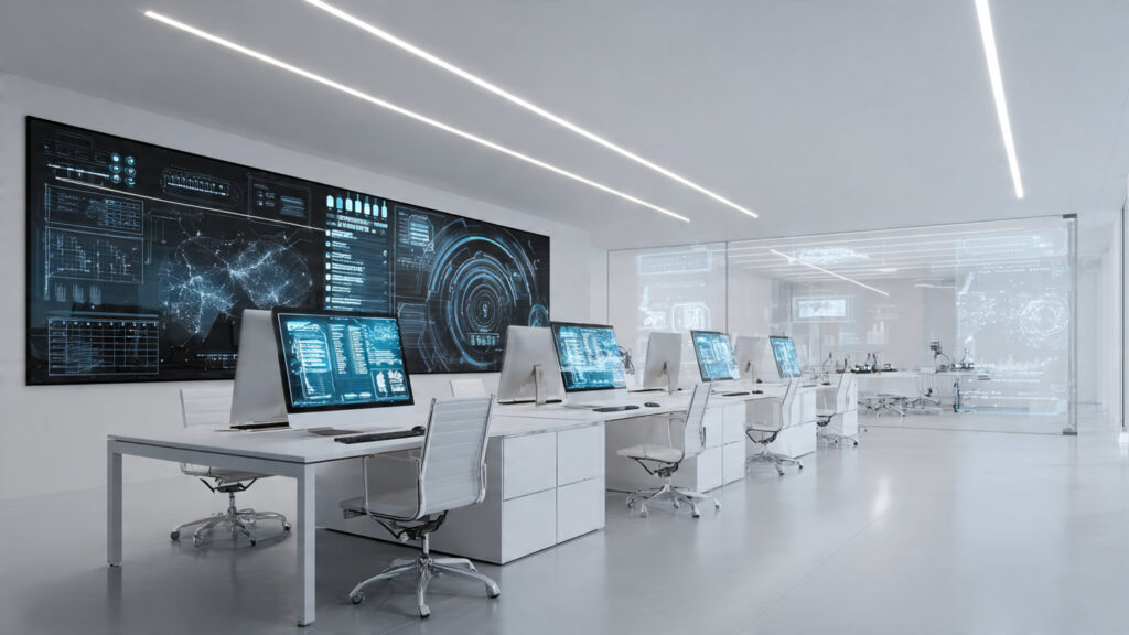 Powerful AI apps automating daily work tasks, managing emails, and improving team productivity in a modern digital workspace.