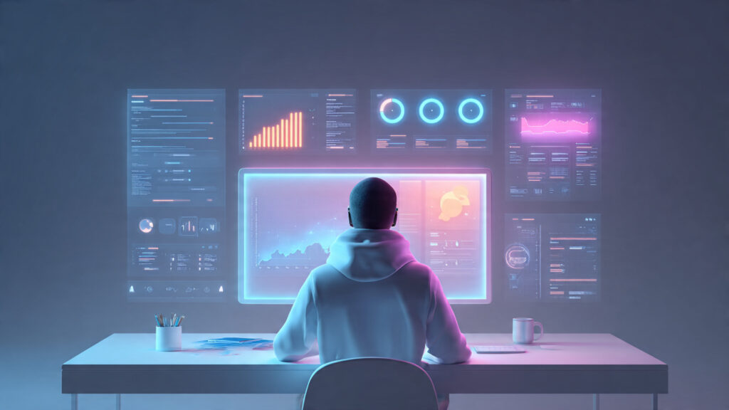 AI writing tool creating outlines and drafts for faster content creation.