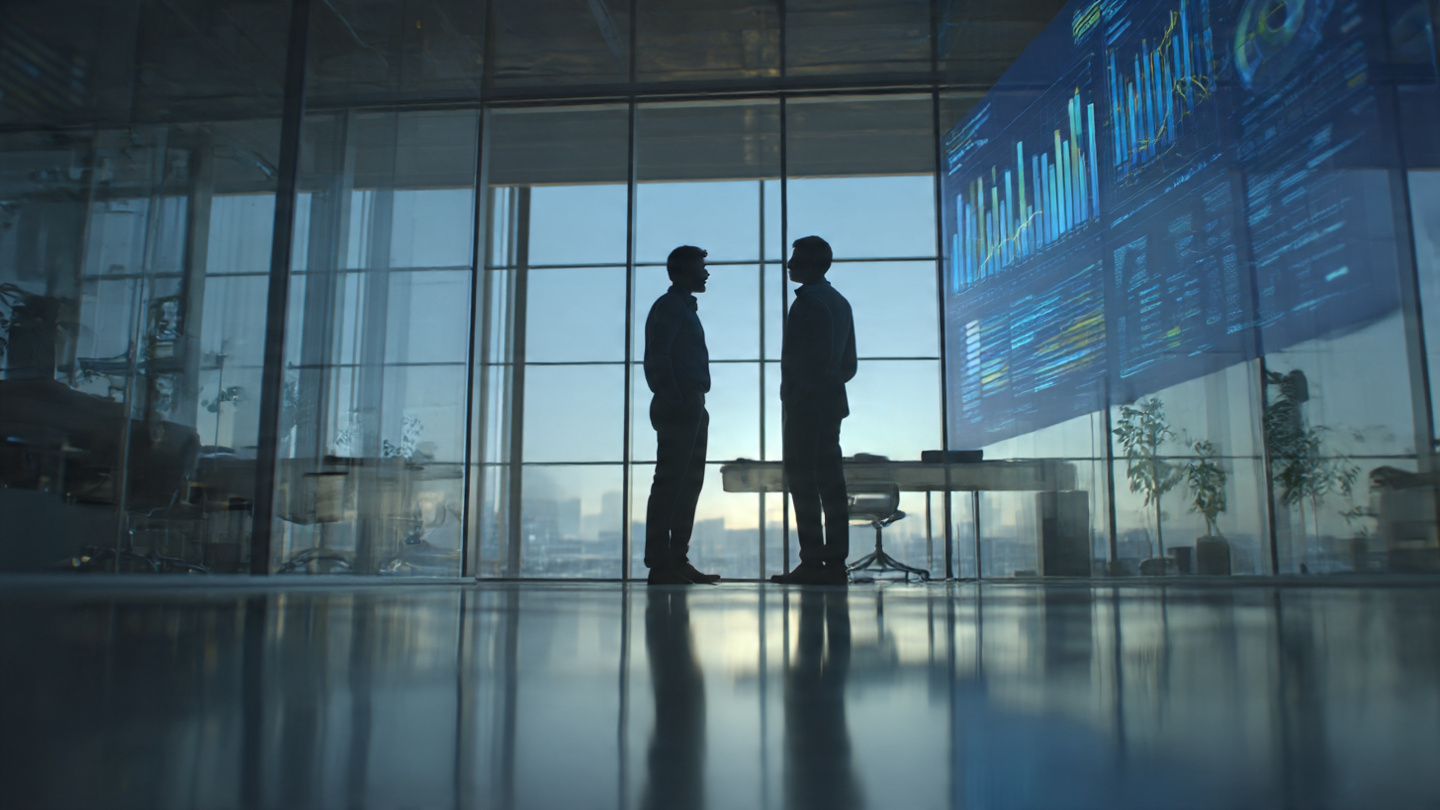 Startup founders discussing funding strategy in 2025.