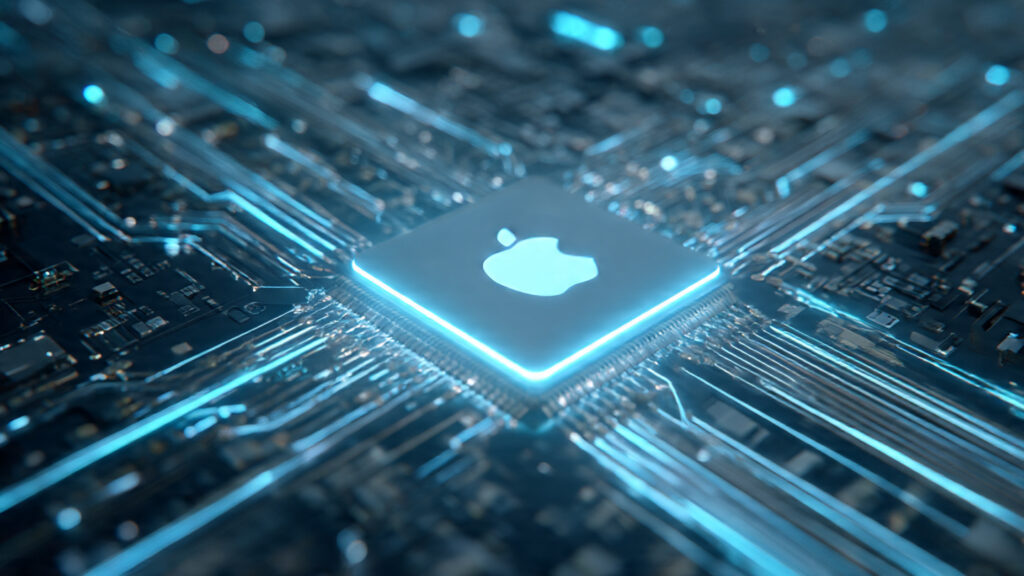 Apple A19 chip close-up showing next-gen performance core architecture