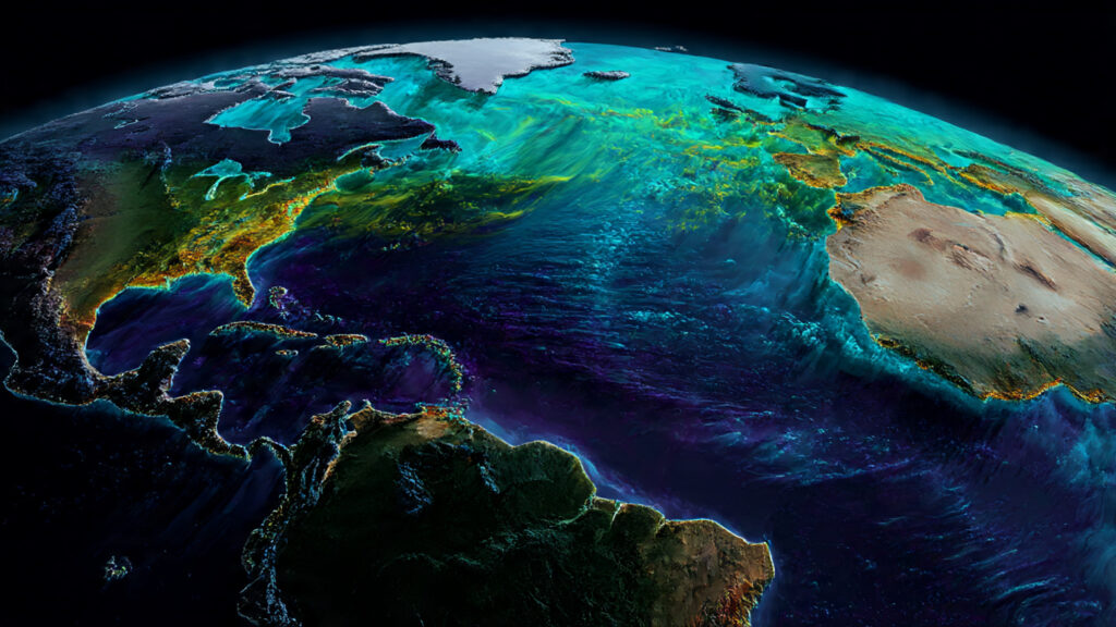 CO₂ and methane mapping from satellite data.